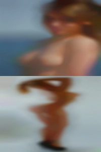 Naked woman of famous cougars.